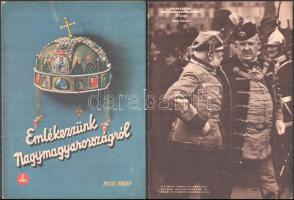 cca 1920-1930 Emlékezzünk Nagymagyarországról 1-4. füz., a Pesti Hírlap képes magazinja, számos érde...
