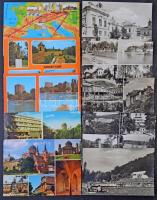 Kb. 230 db MODERN magyar város képeslap / Cca. 230 modern Hungarian town-view postcards