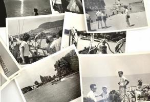 14 db fekete fehér balatoni fotó 9x14 cm