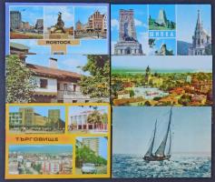 Kb. 80 db MODERN külföldi város képeslap / Cca. 80 modern European town-view postcards