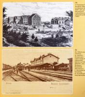 Kubinszky Mihály: Régi magyar vasútállomások. Építészeti hagyományok. Bp., 1983, Corvina. Kiadói kar...
