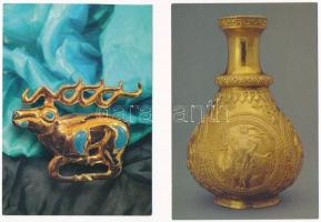 49 db MODERN motívum képeslap: magyar és nagyszentmiklósi múzeumi tárgyak / 49 modern motive postcar...