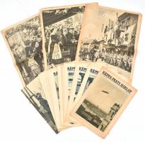 1931-38 Képes Pesti Hírlap és más újságok össz 19 db száma, elsősorban a felvidéki bevonulás és az Eucharisztikus Világkongresszus témájában, részben hiányos