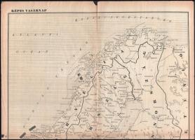 cca 1941-42 Képes Vasárnap újságból kivágott 2 db térkép Erdélyről a bevonulás után + 1 db II. világ...