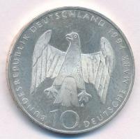 Németország 1994A 10M Ag "Német Ellenállás" T:1-(PP) k. Germany 1994A 10 Mark Ag "Ger...