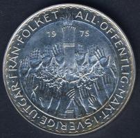 Svédország 1975. 50Kr Ag "Alkotmány reform" T:BU