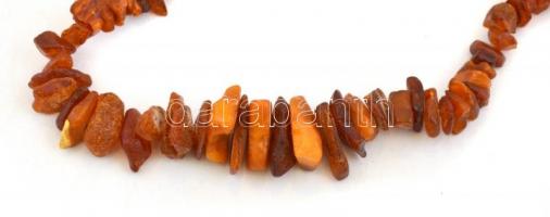 Borostyán nyaklánc 66 cm