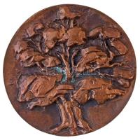 Martsa István (1899-1986) 1964. "Bábolnai Állami Gazdaság" öntött Br plakett (~86mm) T:2