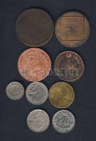 Oroszország/Szovjetunió 1812-1936. + Moldavia 1772. 8db klf váltópénz 2k 1812, 5k 1837,1924,1930, 10k 1938, 20k 1932,1933,1936 összesen 8db +  Moldavia 1772. 2k T:4 T:2,3,4