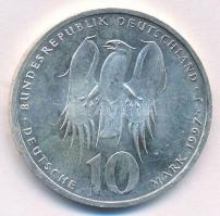 Németország 1997J 10M Ag "500 éve született Philipp Melanchthon" T:1-(PP) Germany 1997J 10...