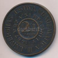 Bogár Lívia (1957-) 1987. "Keszthelyi Éremgyűjtő Csoport / UNIVERSITAS AESTIVA NUMISMATICA - 19...