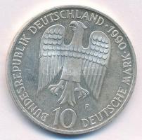 NSZK 1990F 10M Ag "I. Barbarossa Frigyes" T:1- (PP) FRG 1990F 10 Mark Ag "Frederick I...