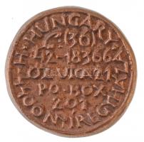 Tóth Sándor (1933-) DN "Tóth Sándor" Br névjegyérem (35mm) T:1-