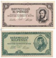 1946. 1.000.000MP + 10.000.000MP + 100.000.000MP + 1.000.000BP T:I-,III