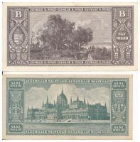 1946. 1.000.000MP + 10.000.000MP + 100.000.000MP + 1.000.000BP T:I-,III