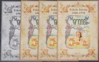 2010/01 Vuk 4 db-os emlékív garnitúra azonos sorszámmal