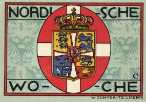 Német Birodalom/Weimari Köztársaság/ Lübeck 1921. 50Pf(5x) 5klf db, teljes sor T:I