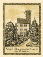 Német Birodalom/Weimari Köztársaság/ Lenzen D.N. 50Pf(3x) + 75Pf(3x) 6klf db, teljes sor T:I