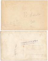 1954 Orosháza, Országos Lovasbajnokság résztvevője ugrat a lovával. Foto Gulyás, Alap. - 2 db fotó /...