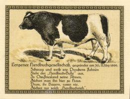 Német Birodalom/Weimari Köztársaság/ Lenzen D.N. 50Pf(3x) + 75Pf(3x) 6klf db, teljes sor T:I