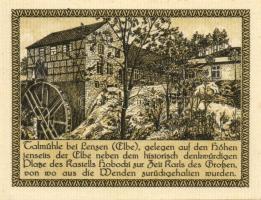 Német Birodalom/Weimari Köztársaság/ Lenzen D.N. 50Pf(3x) + 75Pf(3x) 6klf db, teljes sor T:I