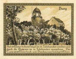 Német Birodalom/Weimari Köztársaság/ Lenzen D.N. 50Pf(3x) + 75Pf(3x) 6klf db, teljes sor T:I