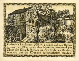 Német Birodalom/Weimari Köztársaság/ Lenzen D.N. 50Pf(3x) + 75Pf(3x) 6klf db, teljes sor T:I