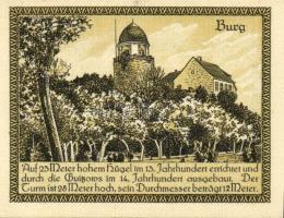 Német Birodalom/Weimari Köztársaság/ Lenzen D.N. 50Pf(3x) + 75Pf(3x) 6klf db, teljes sor T:I