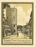 Német Birodalom/Weimari Köztársaság/ Lenzen D.N. 50Pf(3x) + 75Pf(3x) 6klf db, teljes sor T:I