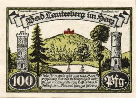 Német Birodalom/Weimari Köztársaság/ Lanterberg 1921. 25Pf + 50Pf + 75Pf + 100Pf + 300Pf 5klf db, te...