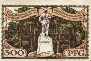 Német Birodalom/Weimari Köztársaság/ Lanterberg 1921. 25Pf + 50Pf + 75Pf + 100Pf + 300Pf 5klf db, te...