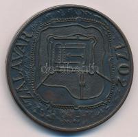 Lazarovszky László 1986. "Zalavár vára / Keszthelyi Éremgyűjtők Csoportja 1986" kétoldalas...