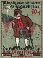 Német Birodalom/Weimari Köztársaság/ Vlotho 1921. 10Pf + 25Pf + 50Pf 3klf db, teljes sor T:I