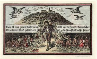 Német Birodalom/Weimari Köztársaság/ Kahla 1921. 25Pf + 50Pf + 75Pf 3klf db, teljes sor T:I