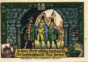 Német Birodalom/Császárság/ Calbe 1917. 50Pf(6x) 6klf db, teljes sor T:I