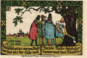 Német Birodalom/Császárság/ Calbe 1917. 50Pf(6x) 6klf db, teljes sor T:I