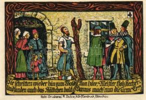 Német Birodalom/Császárság/ Calbe 1917. 50Pf(6x) 6klf db, teljes sor T:I