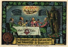 Német Birodalom/Császárság/ Calbe 1917. 50Pf(6x) 6klf db, teljes sor T:I