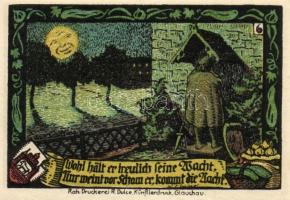 Német Birodalom/Császárság/ Calbe 1917. 50Pf(6x) 6klf db, teljes sor T:I