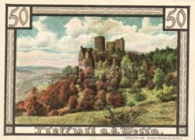 Német Birodalom/Weimari Köztársaság/ Treffurt 1921. 50Pf(6x) 6klf db, teljes sor T:I