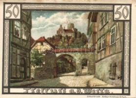 Német Birodalom/Weimari Köztársaság/ Treffurt 1921. 50Pf(6x) 6klf db, teljes sor T:I