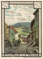 Német Birodalom/Weimari Köztársaság/ Treffurt 1921. 50Pf(6x) 6klf db, teljes sor T:I