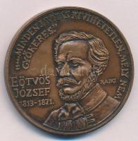 Rajki László (1939-) 1988. "MÉE Orosháza / Eötvös József" Br emlékérem (42,5mm) T:1,1-
Ad...