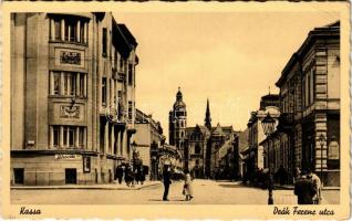 Kassa, Kosice; Deák Ferenc utca, Lehoczky üzlete / street, shop (EK)