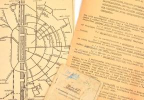 cca 1940 3 közlekedési dokumentum: Irányelvek forgalmi személyzet büntetéseinek kiszabásánál, BHÉV k...