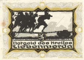 Német Birodalom/Weimari Köztársaság/ Liebenwerda 1921. 50Pf(6x) 6klf db, teljes sor T:I