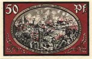 Német Birodalom/Weimari Köztársaság/ Wasungen 1921. 50Pf(4x) + 75Pf(2x) 6klf db, teljes sor T:I