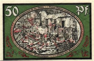 Német Birodalom/Weimari Köztársaság/ Wasungen 1921. 50Pf(4x) + 75Pf(2x) 6klf db, teljes sor T:I