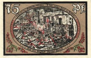 Német Birodalom/Weimari Köztársaság/ Wasungen 1921. 50Pf(4x) + 75Pf(2x) 6klf db, teljes sor T:I