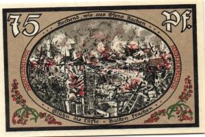 Német Birodalom/Weimari Köztársaság/ Wasungen 1921. 50Pf(4x) + 75Pf(2x) 6klf db, teljes sor T:I